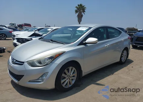 2015 Hyundai Elantra Se z USA, uszkodzony, nr VIN 5NPDH4AE6FH586470